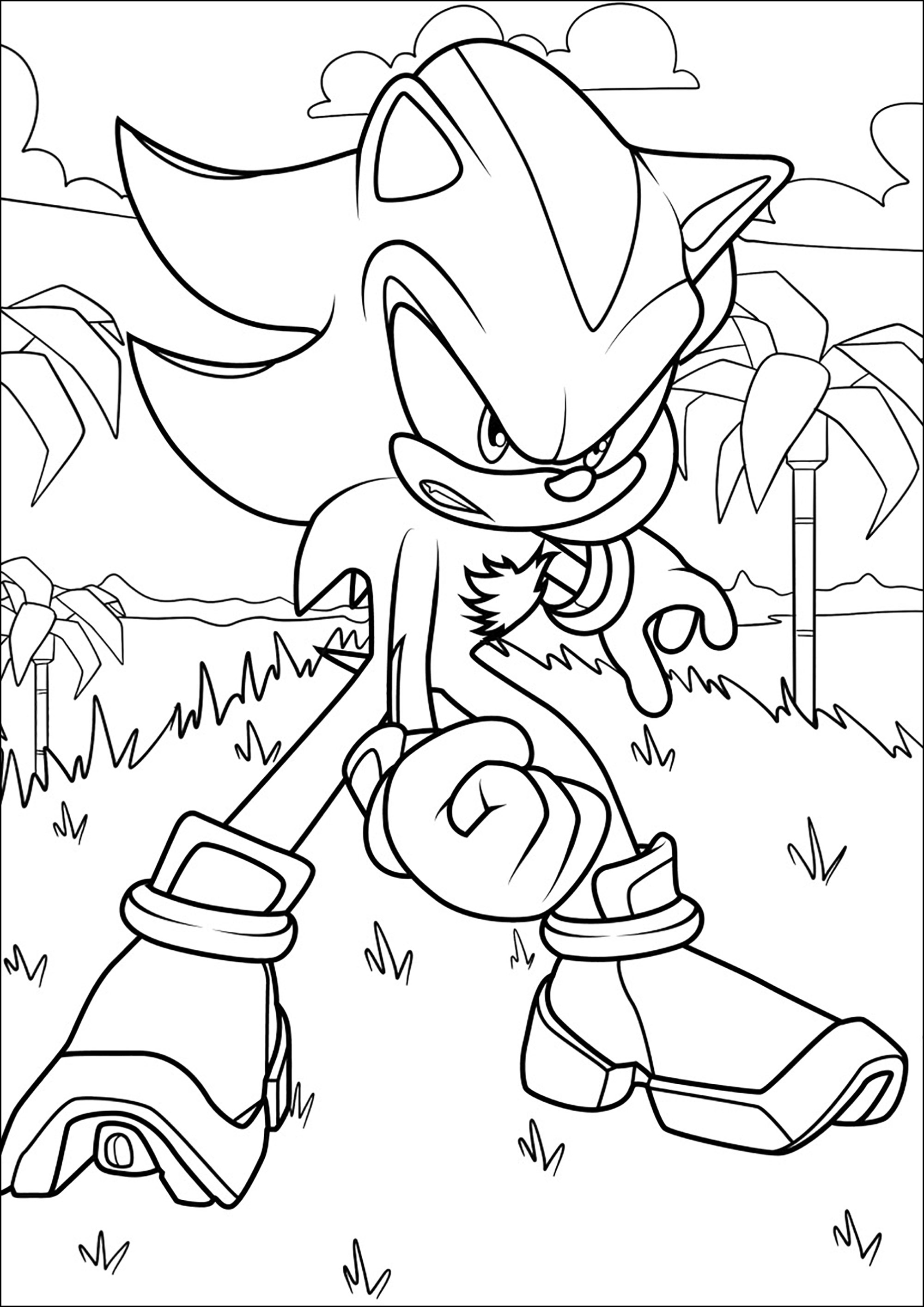 150+ Sonic Superstars Coloring Pages Printable 12