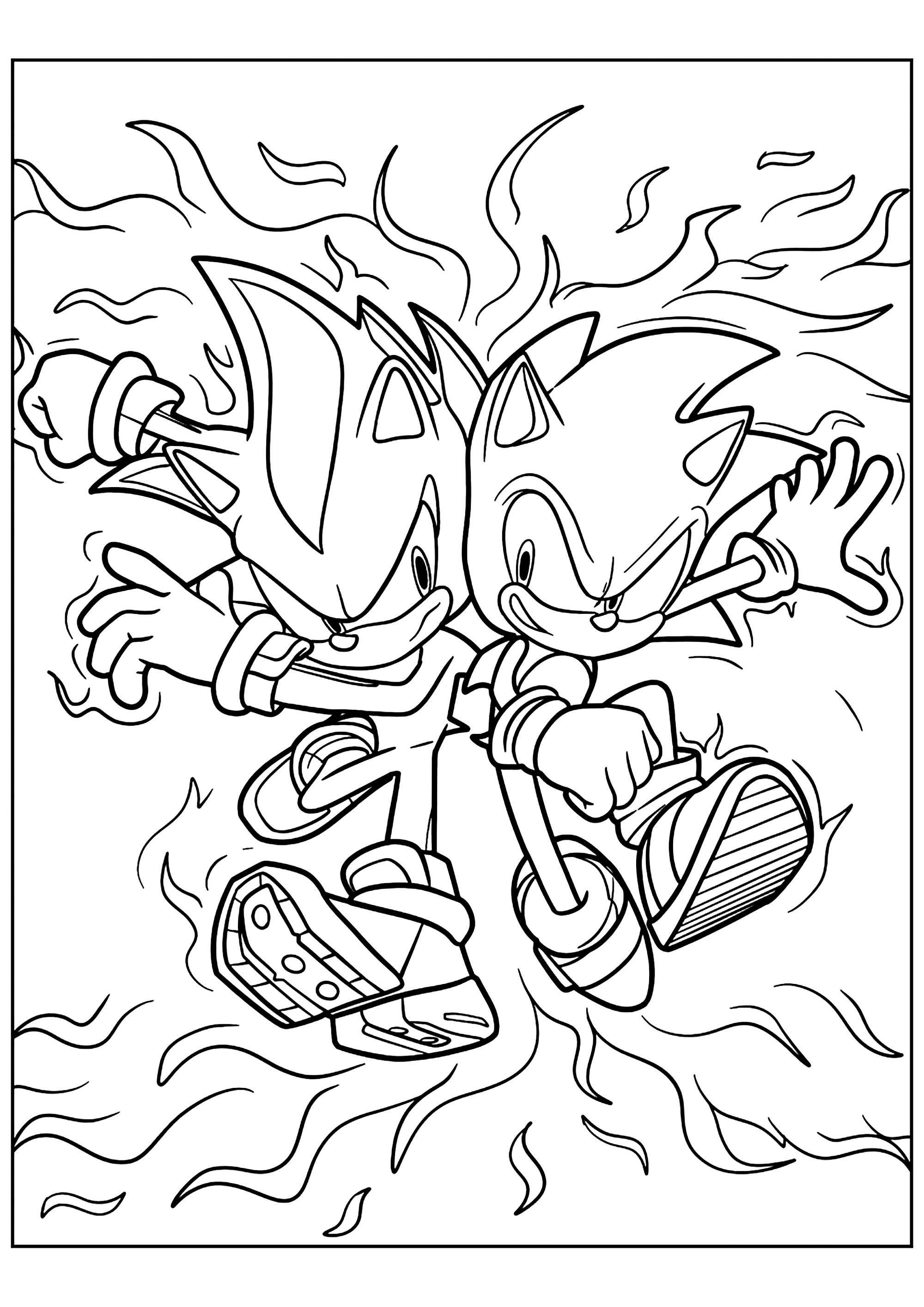 150+ Sonic Superstars Coloring Pages Printable 3