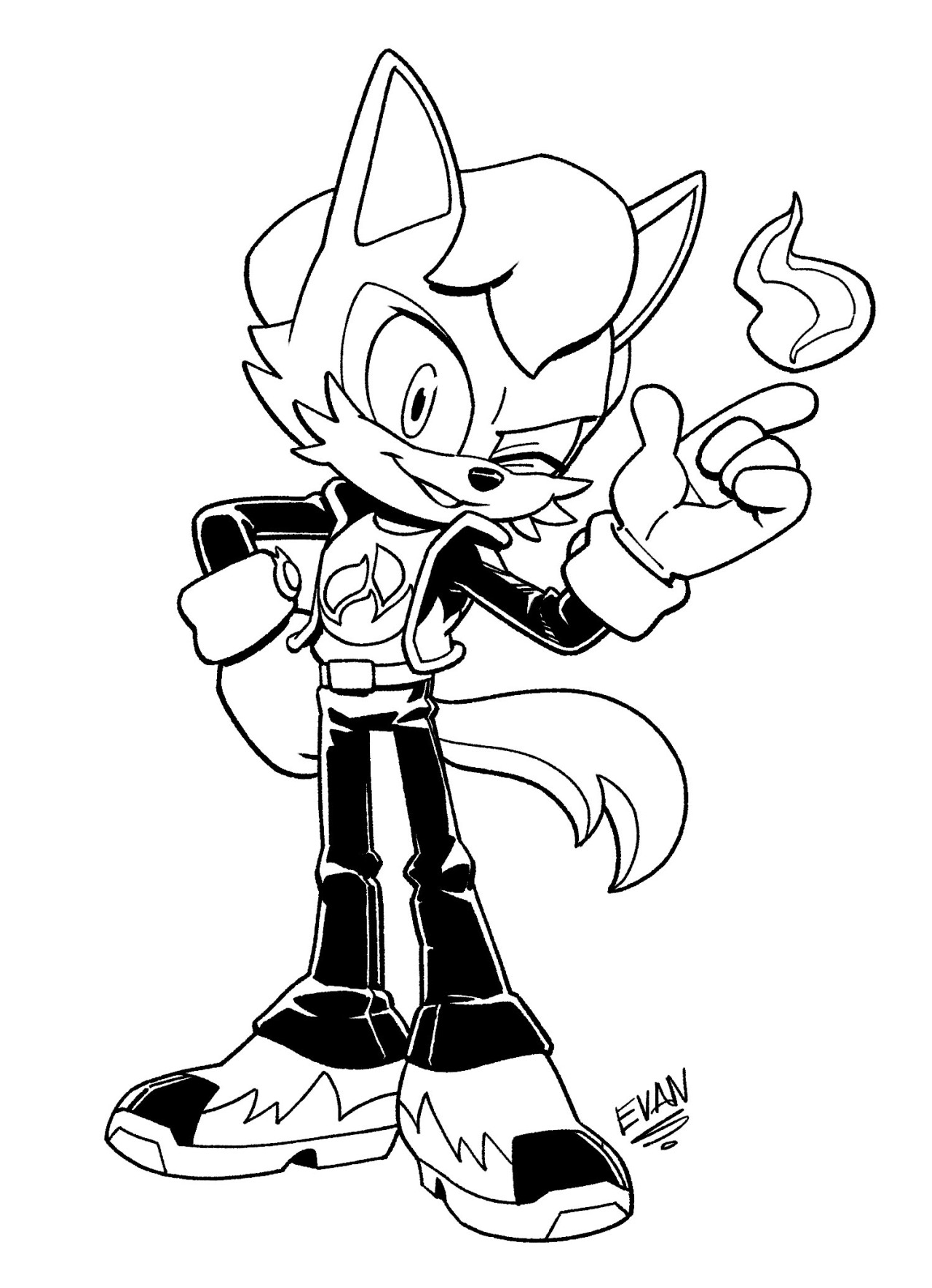 150+ Sonic Superstars Coloring Pages Printable 46