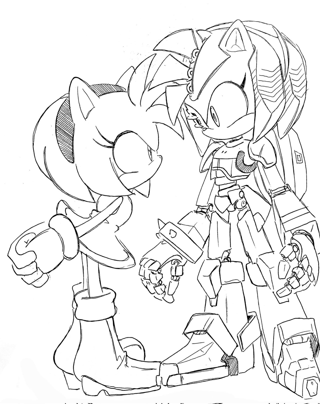 150+ Sonic Superstars Coloring Pages Printable 51