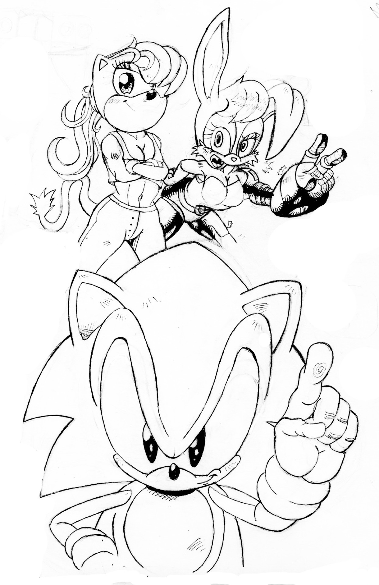 150+ Sonic Superstars Coloring Pages Printable 71