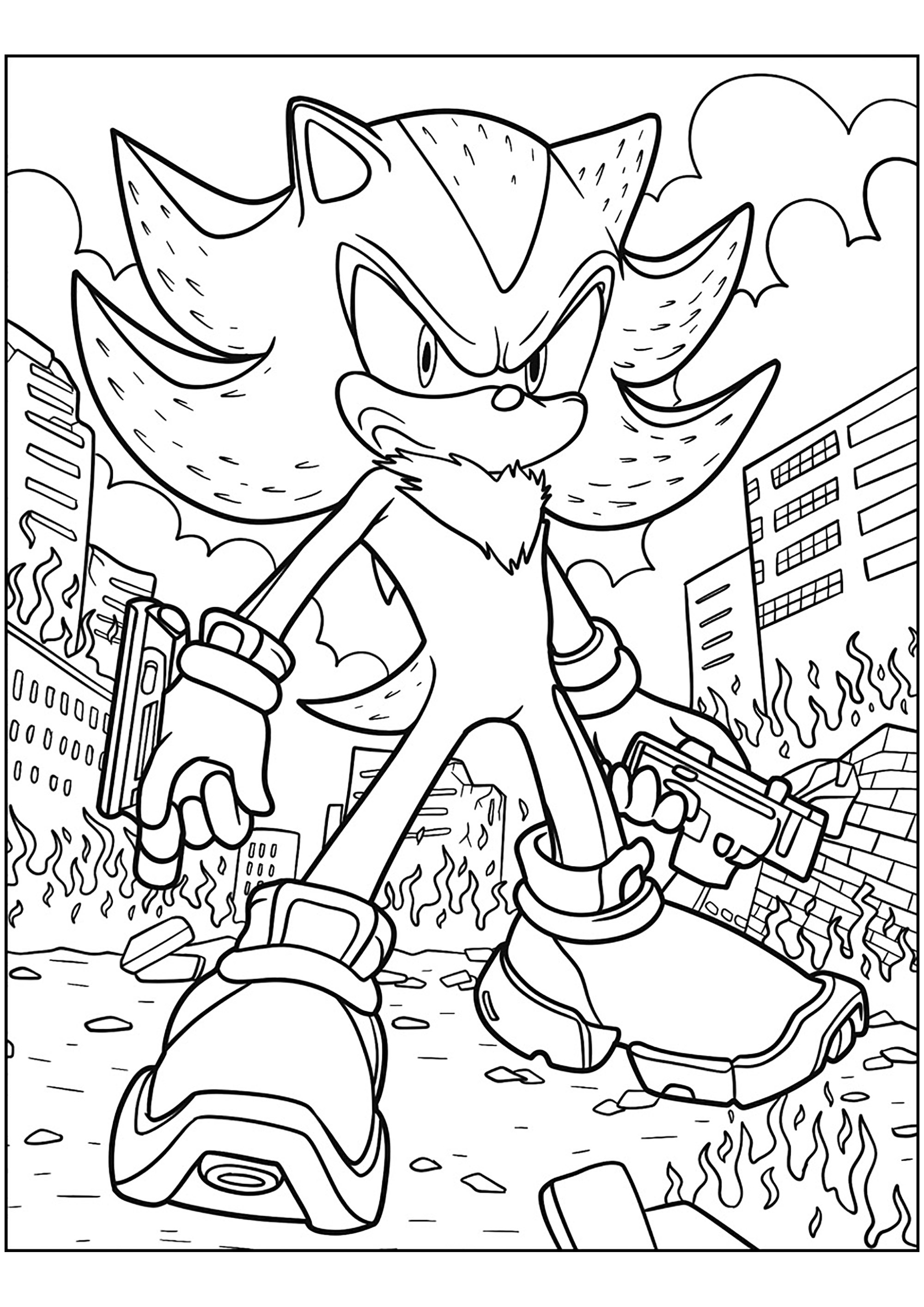 150+ Sonic Superstars Coloring Pages Printable 77