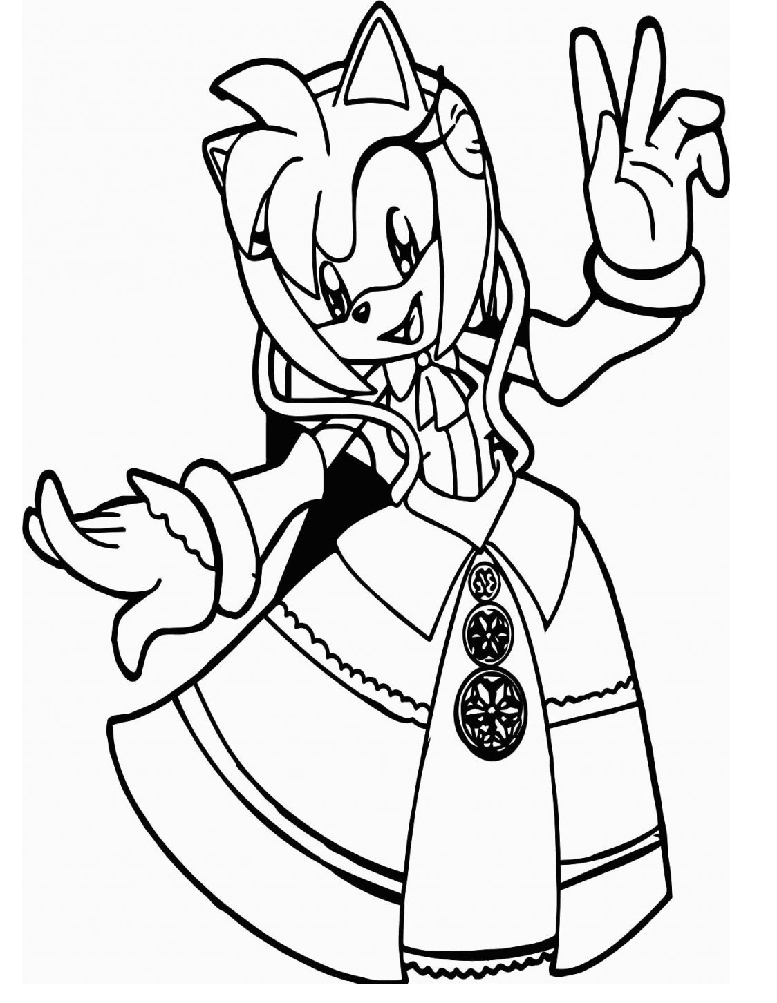 150+ Sonic Superstars Coloring Pages Printable 9