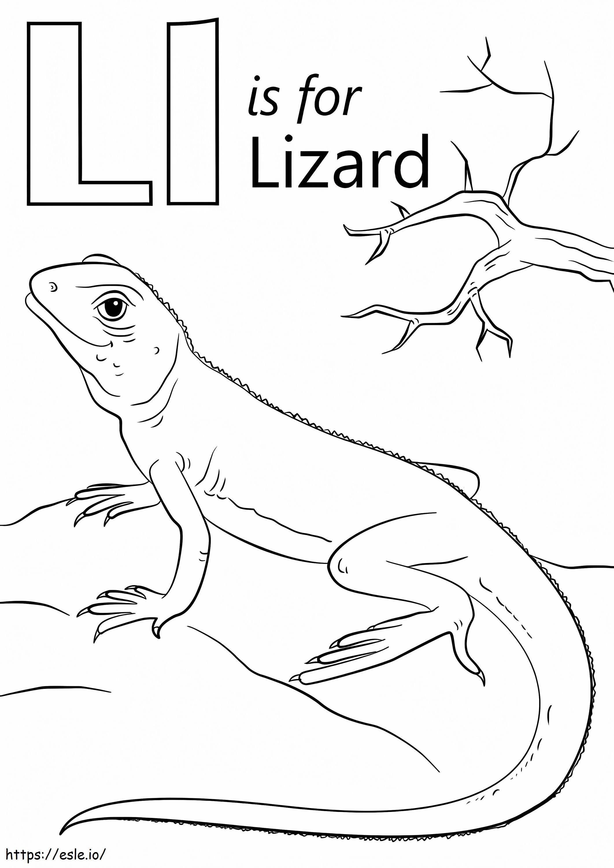 170+ Lizard Coloring Page Designs 126