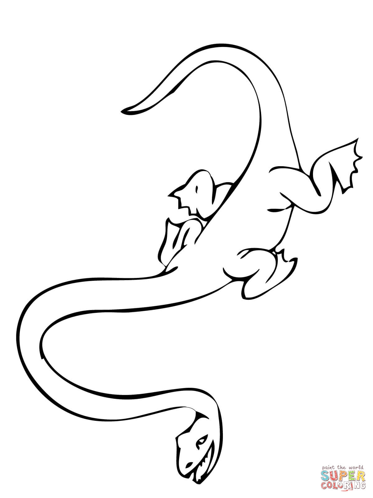 170+ Lizard Coloring Page Designs 135