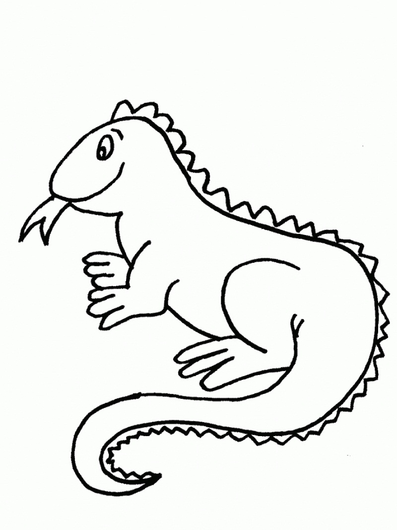 170+ Lizard Coloring Page Designs 143