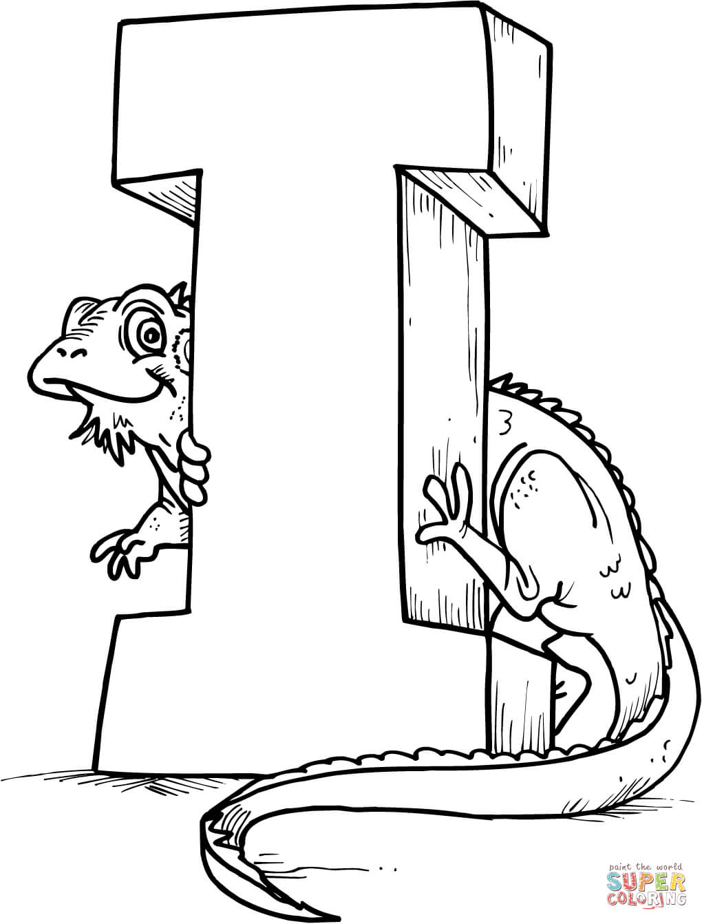 170+ Lizard Coloring Page Designs 144