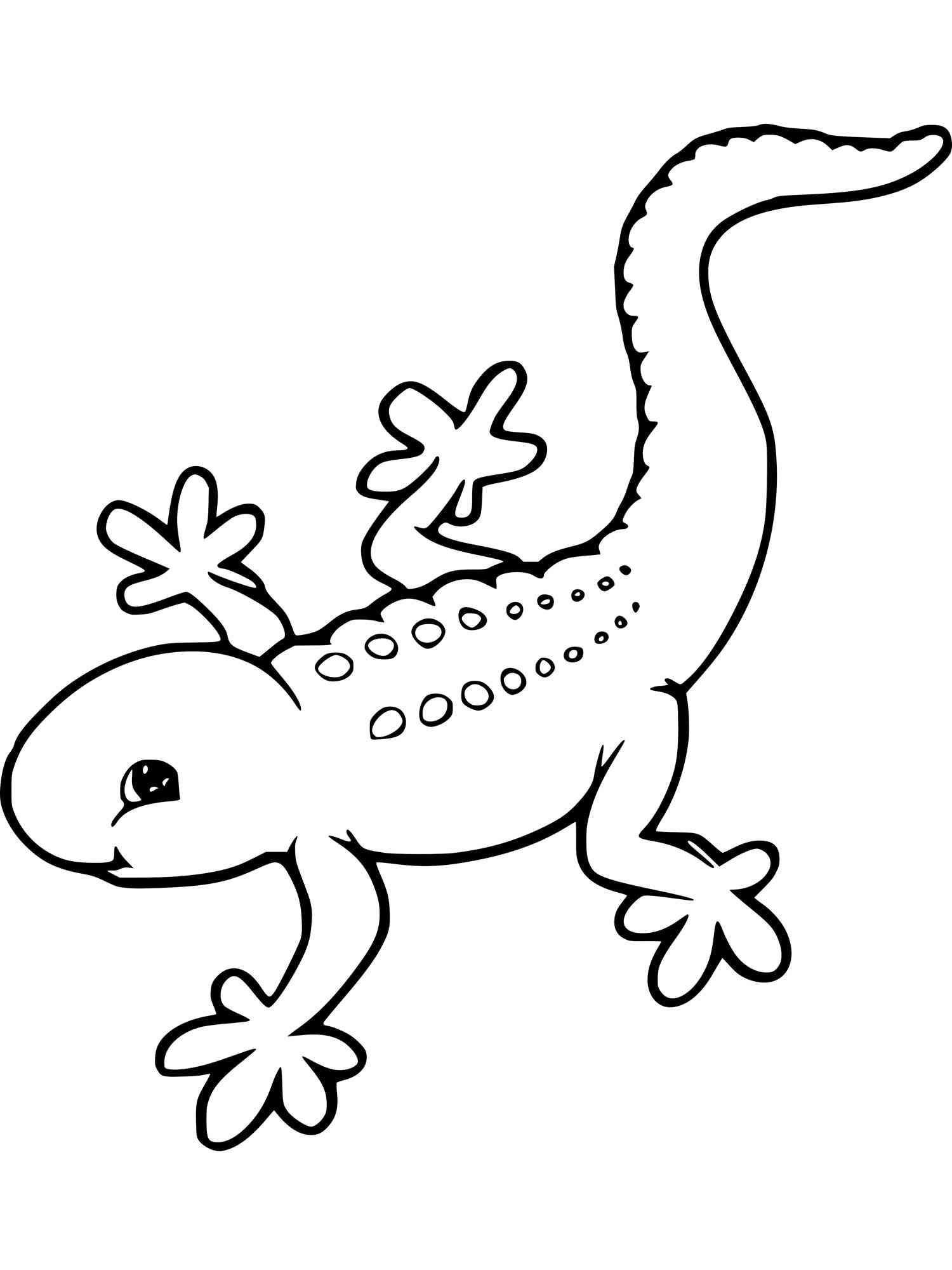 170+ Lizard Coloring Page Designs 159