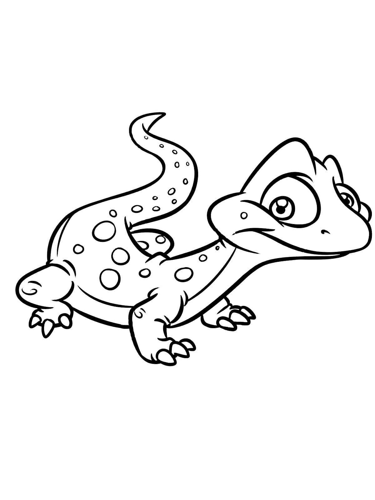 170+ Lizard Coloring Page Designs 173