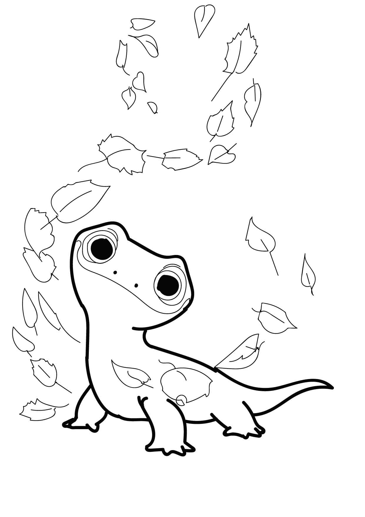 170+ Lizard Coloring Page Designs 24