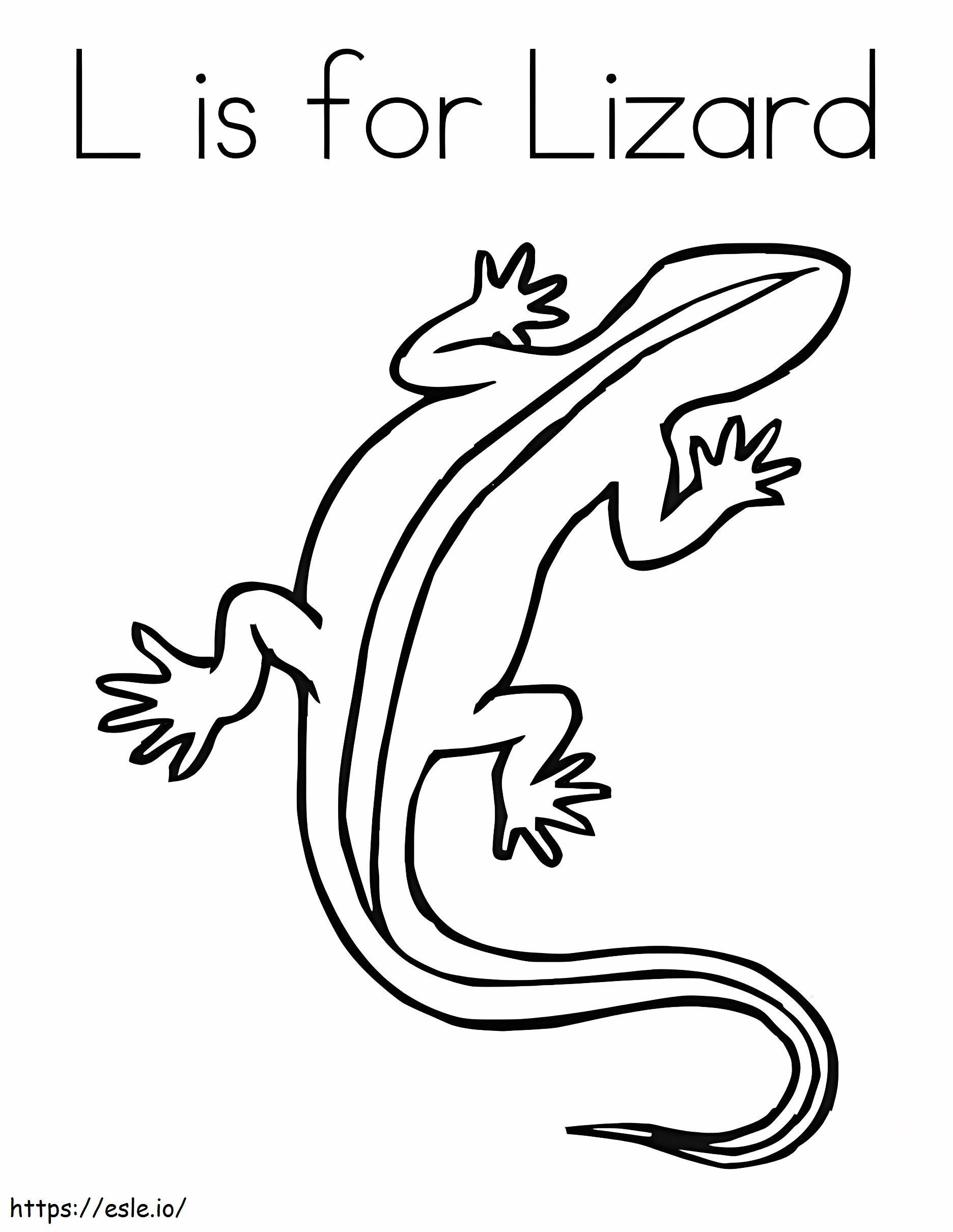 170+ Lizard Coloring Page Designs 3