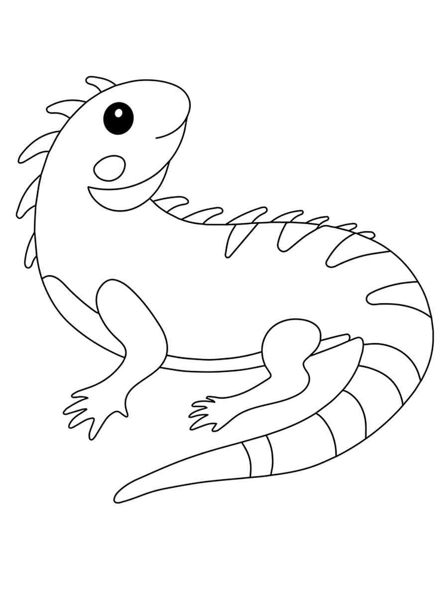 170+ Lizard Coloring Page Designs 53