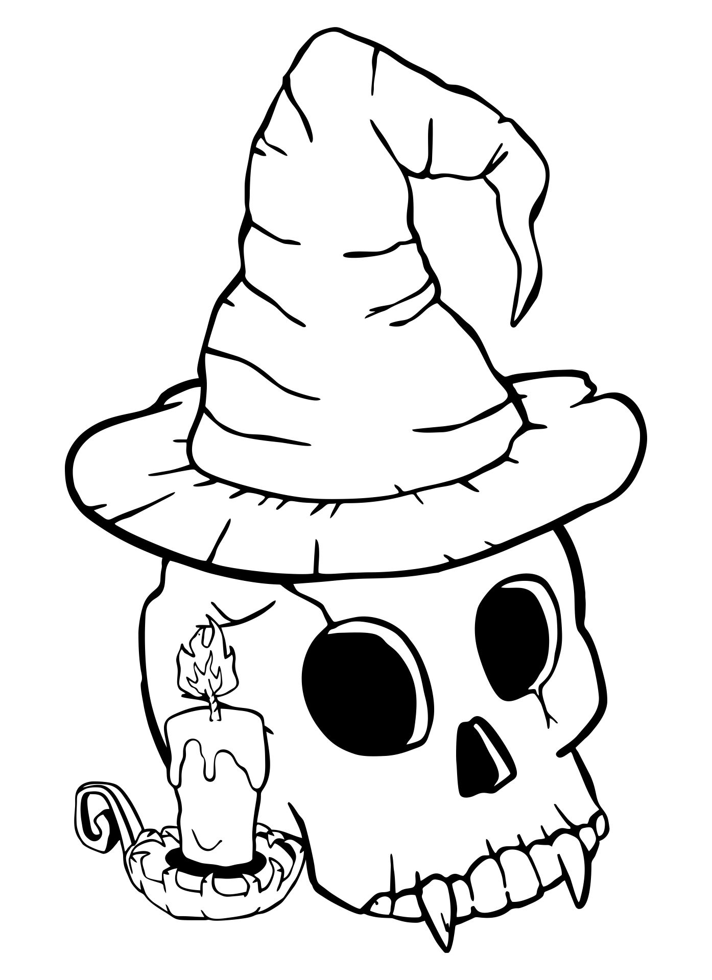 170+ Scary Coloring Pages for Spooky Fun 106