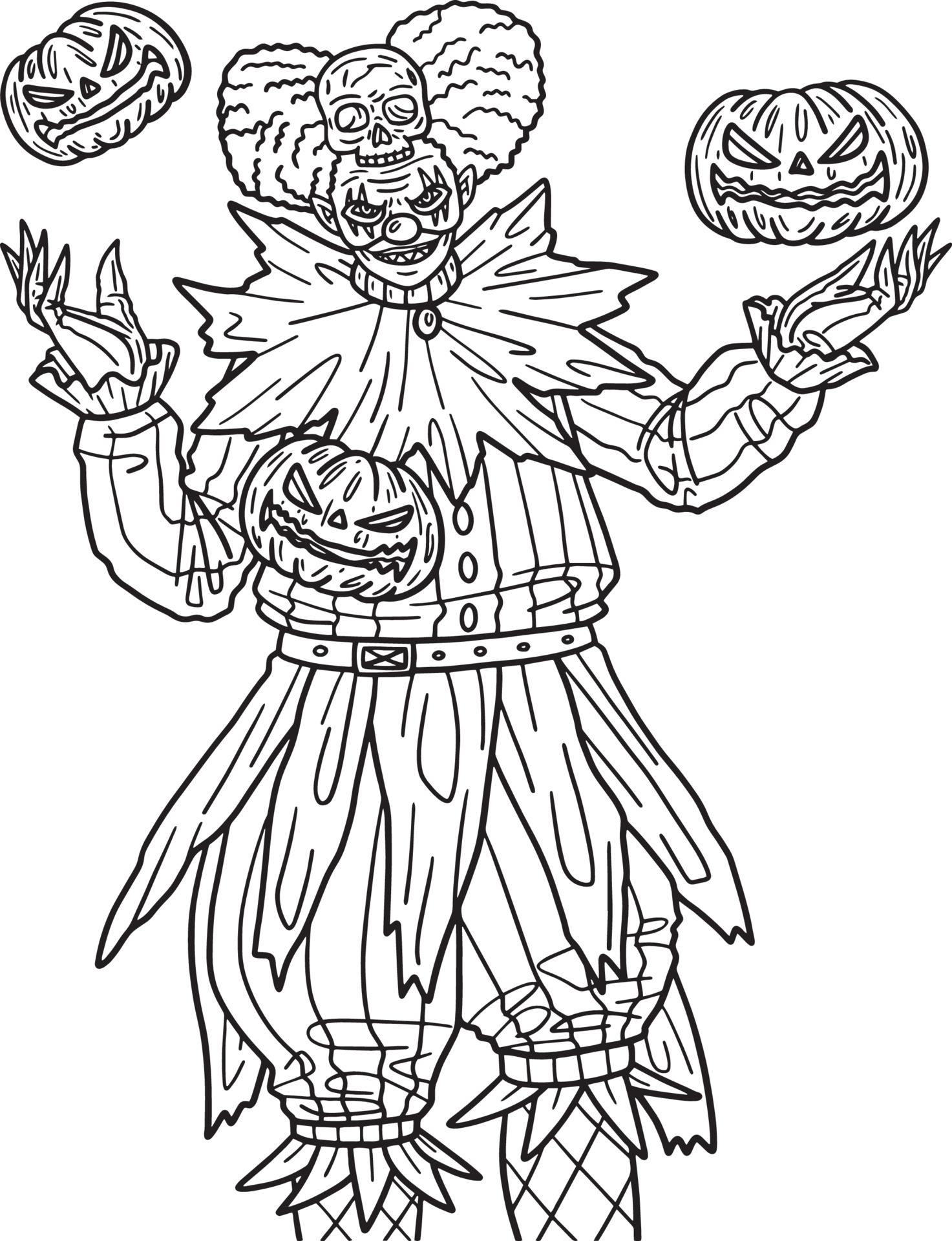 170+ Scary Coloring Pages for Spooky Fun 108