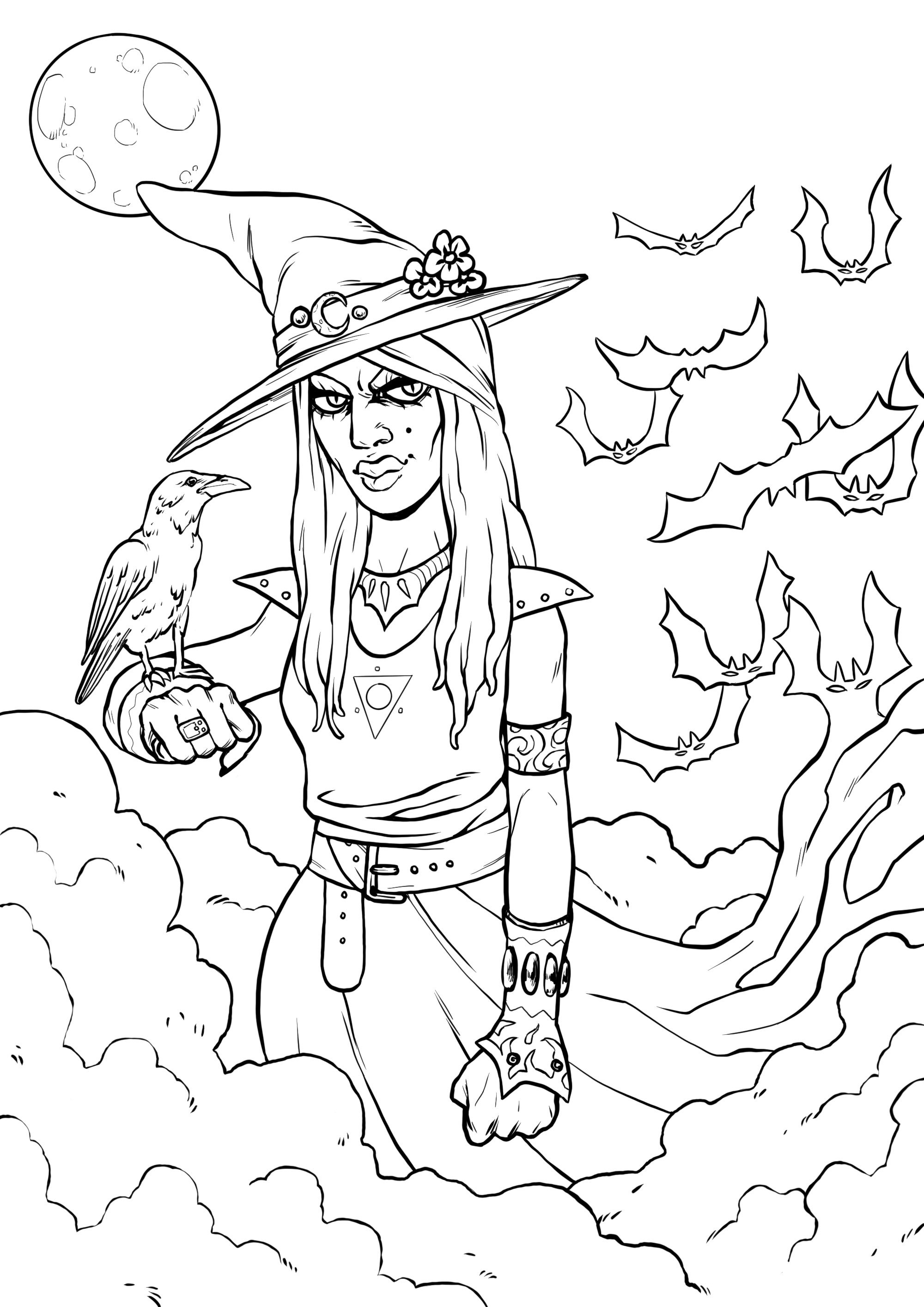 170+ Scary Coloring Pages for Spooky Fun 118