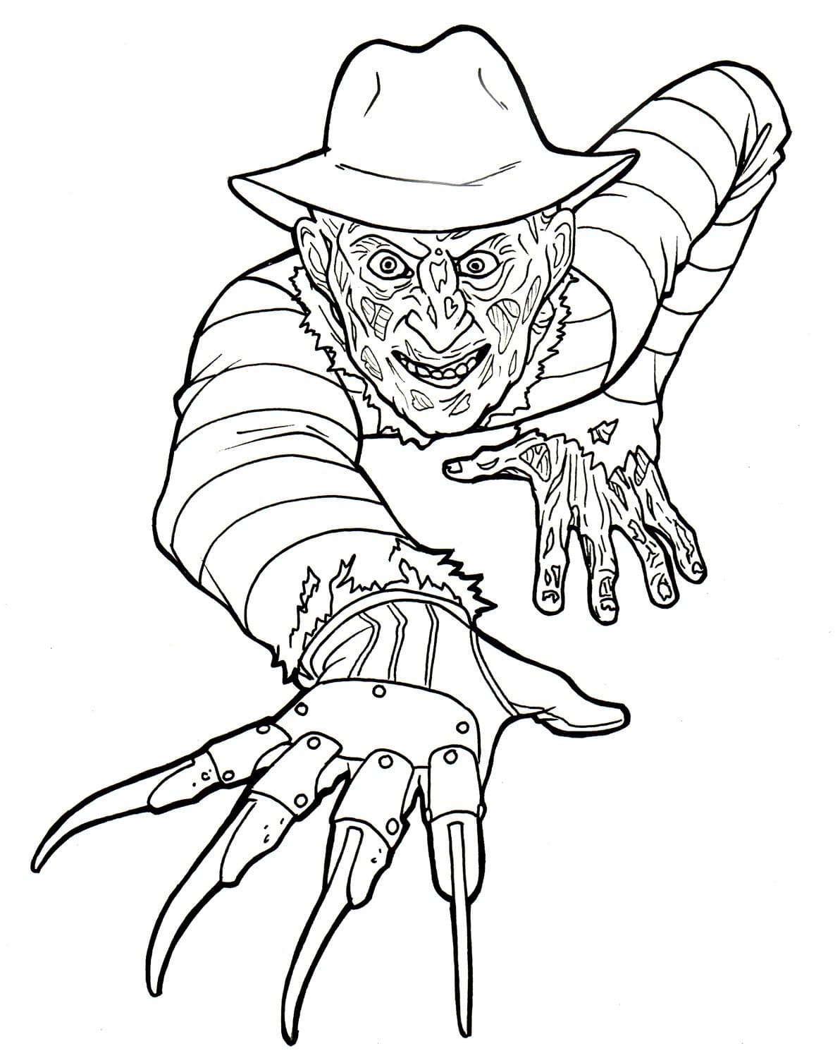 170+ Scary Coloring Pages for Spooky Fun 126