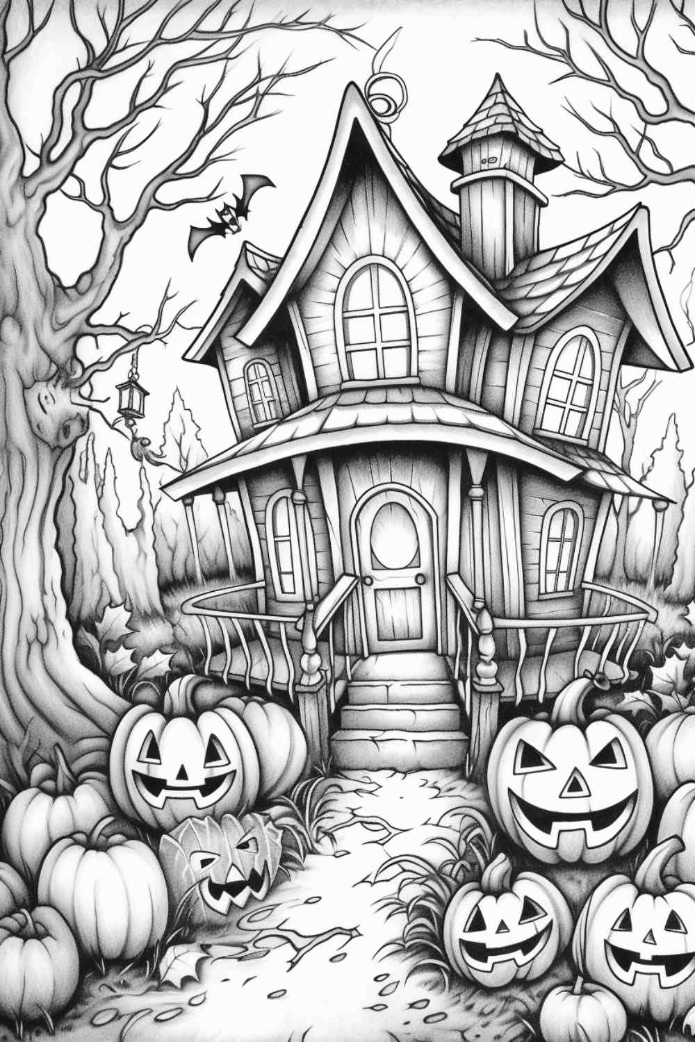 170+ Scary Coloring Pages for Spooky Fun 13