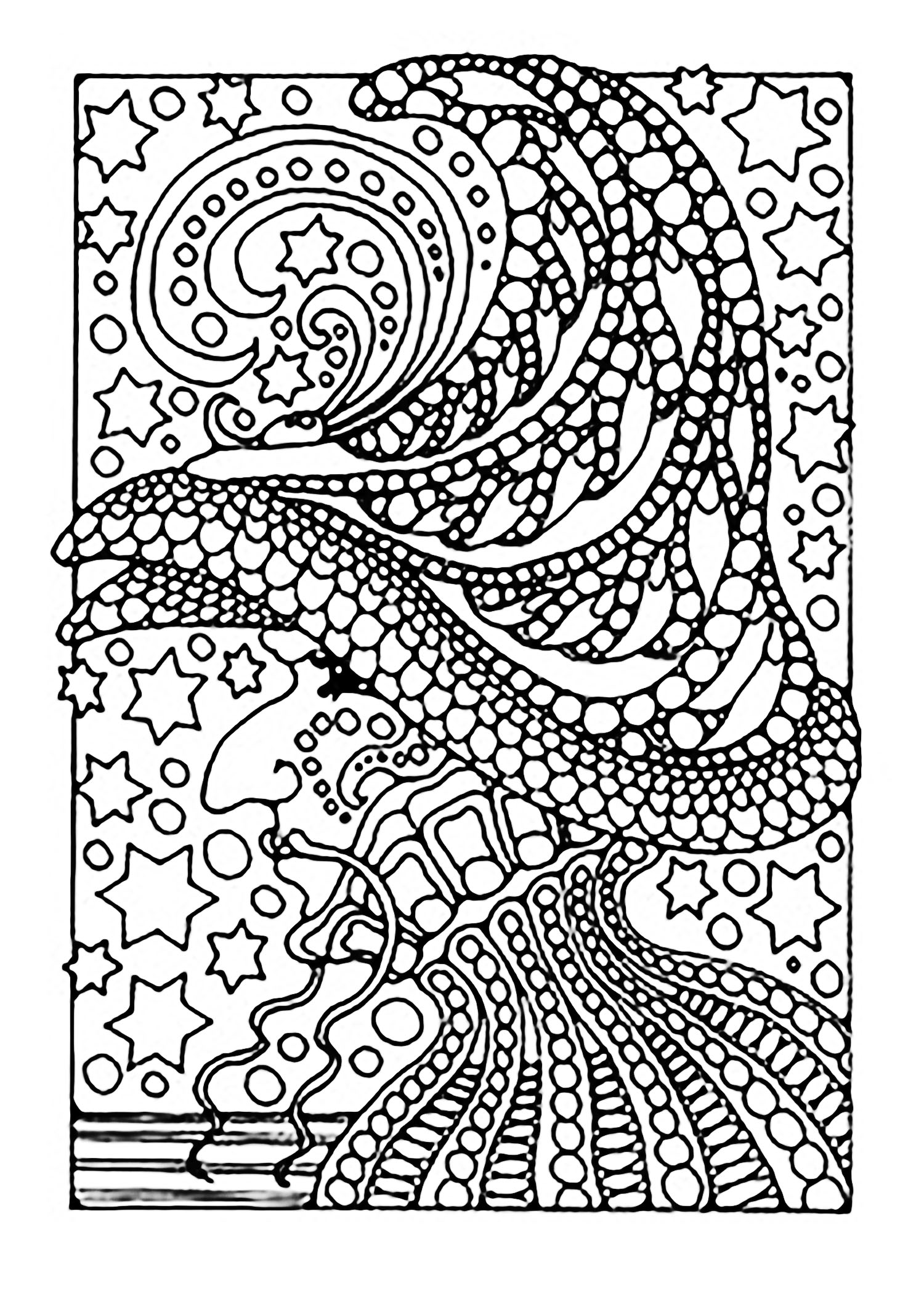 170+ Scary Coloring Pages for Spooky Fun 130