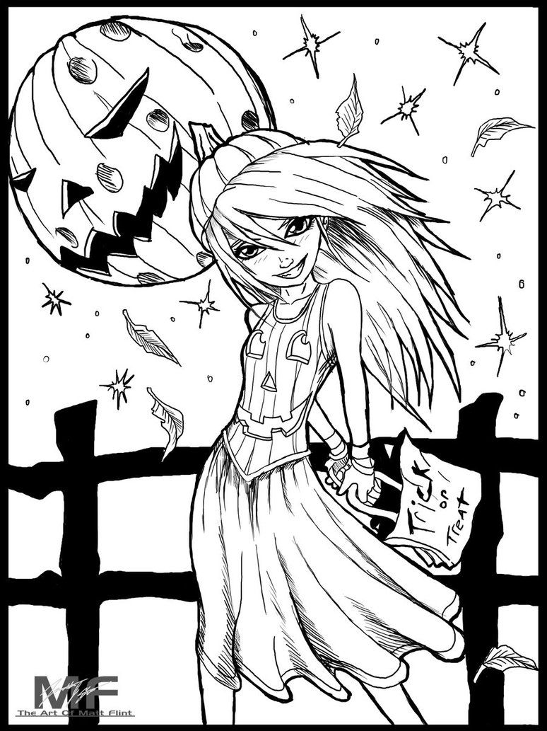 170+ Scary Coloring Pages for Spooky Fun 131