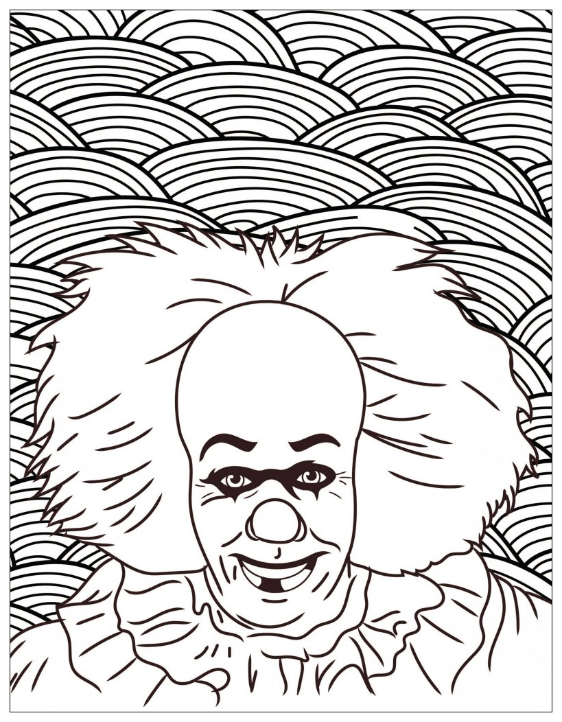 170+ Scary Coloring Pages for Spooky Fun 143