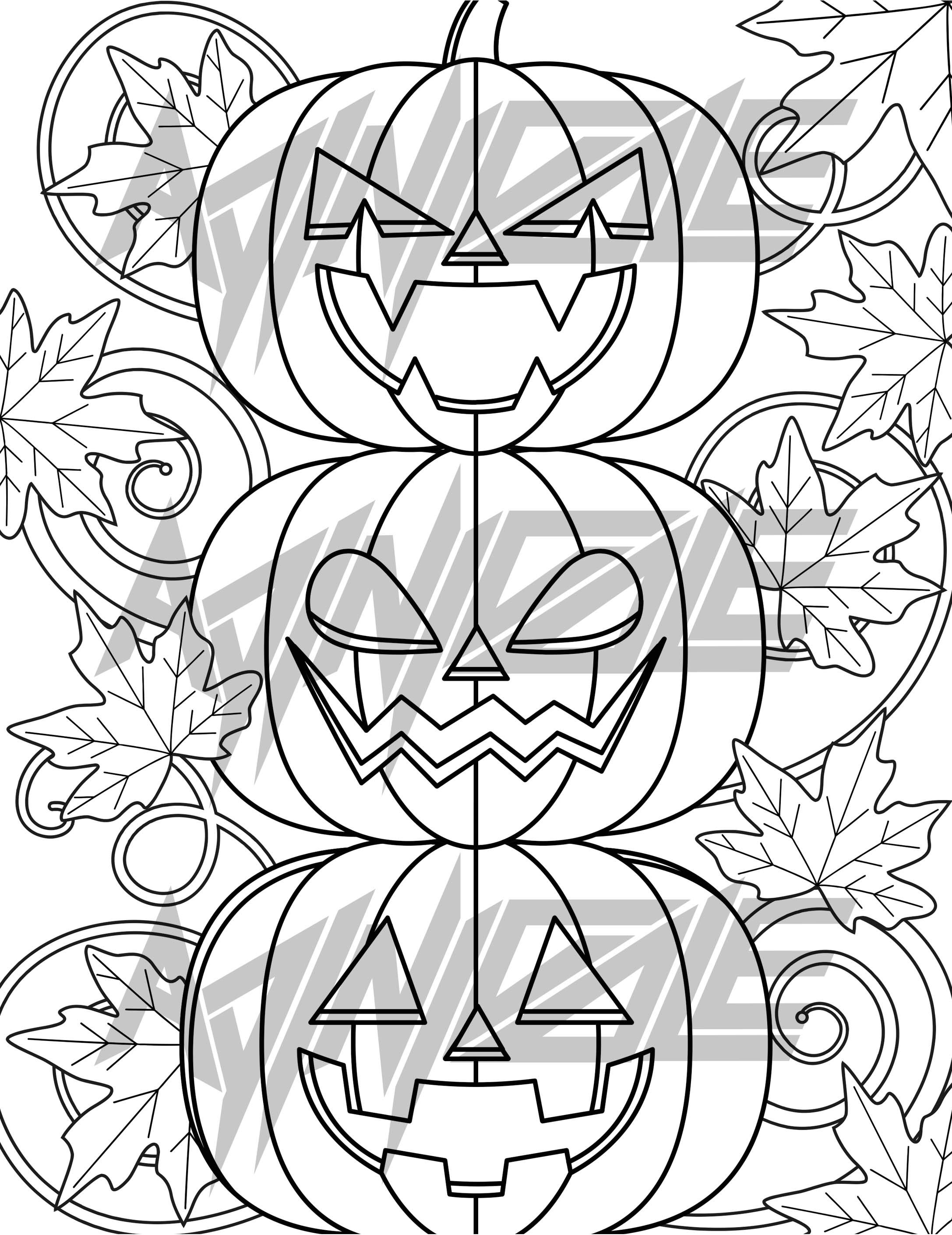 170+ Scary Coloring Pages for Spooky Fun 15