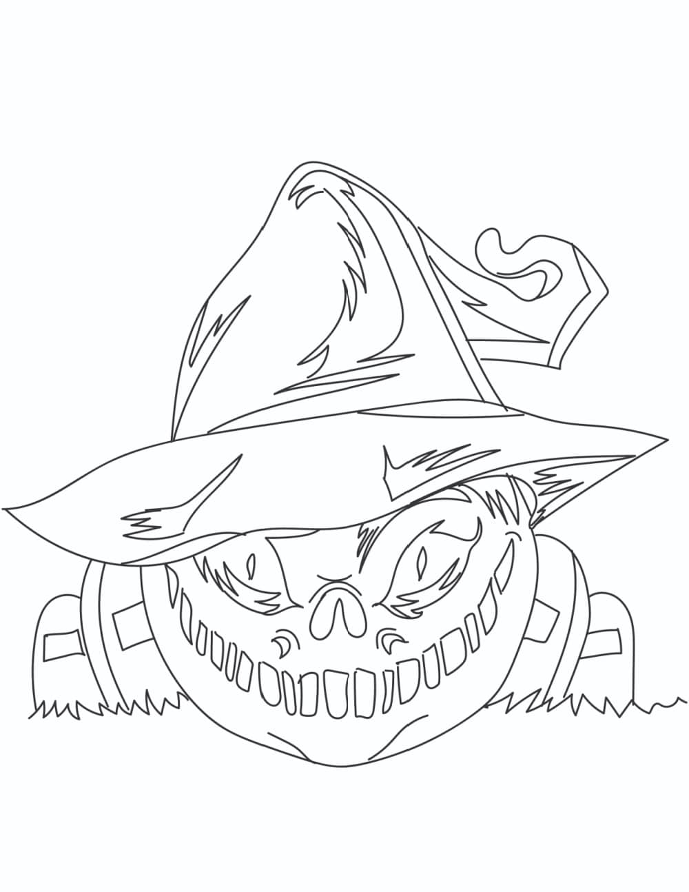 170+ Scary Coloring Pages for Spooky Fun 16