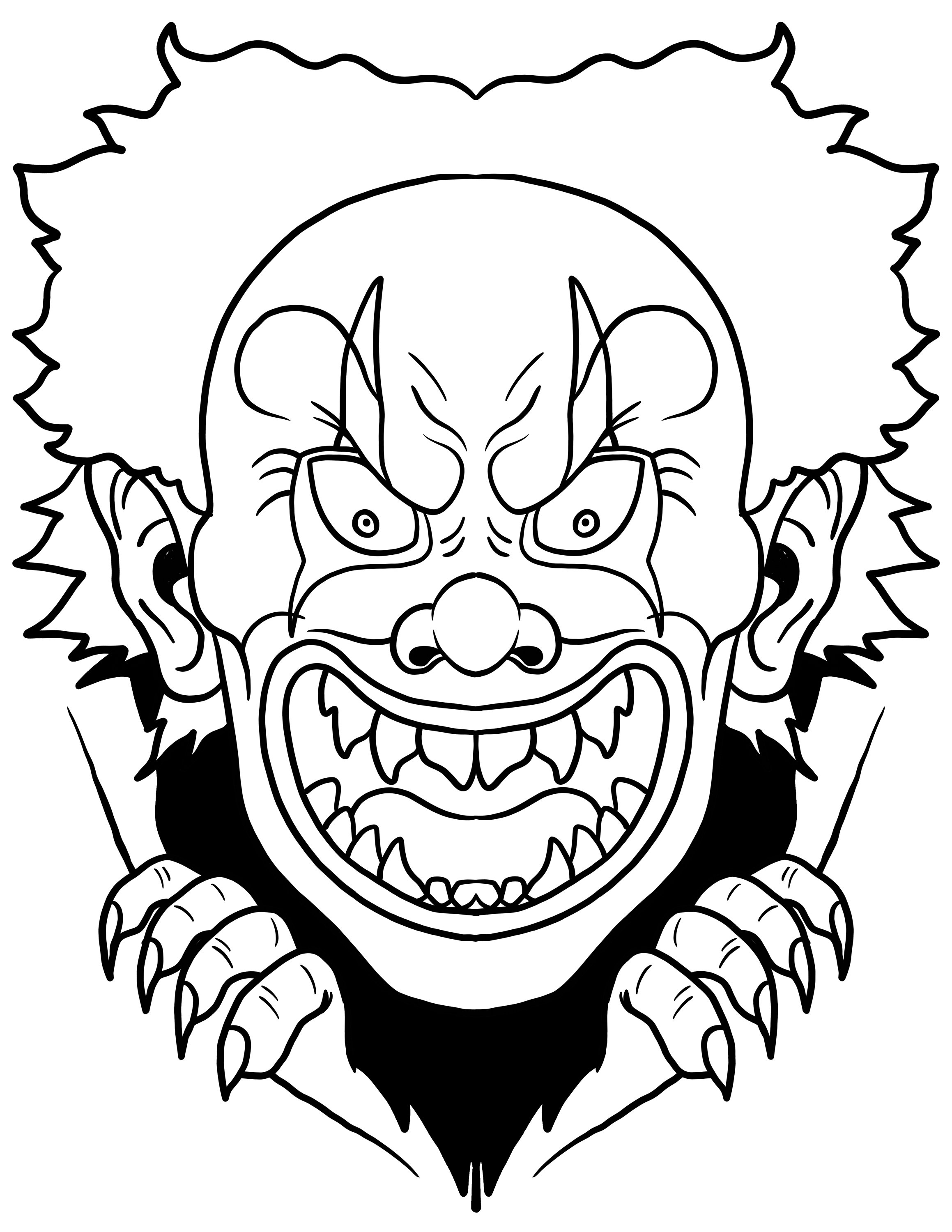 170+ Scary Coloring Pages for Spooky Fun 167