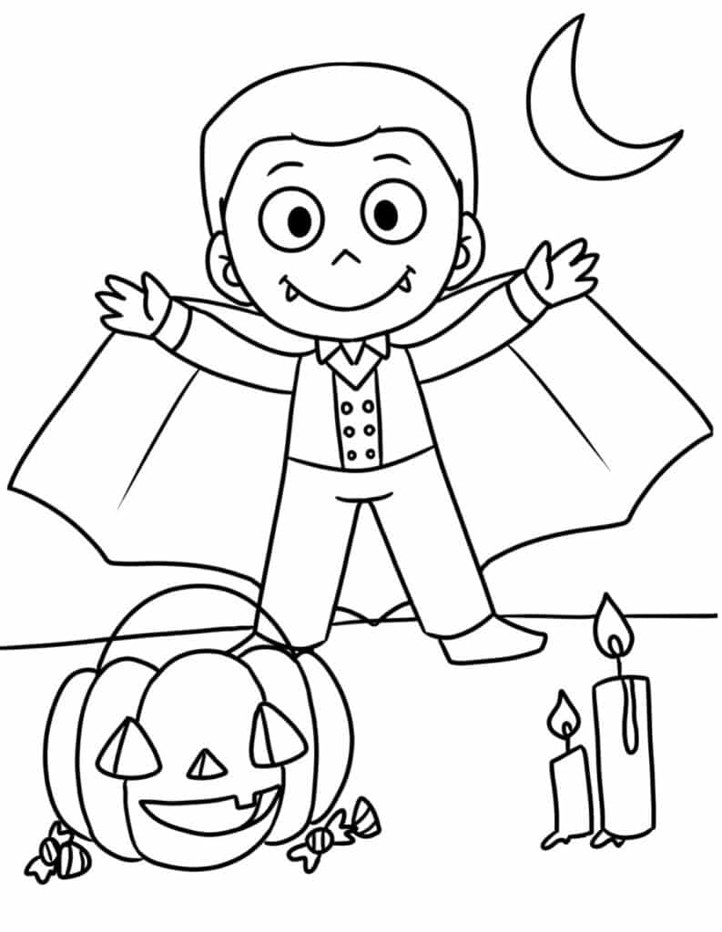 170+ Scary Coloring Pages for Spooky Fun 18