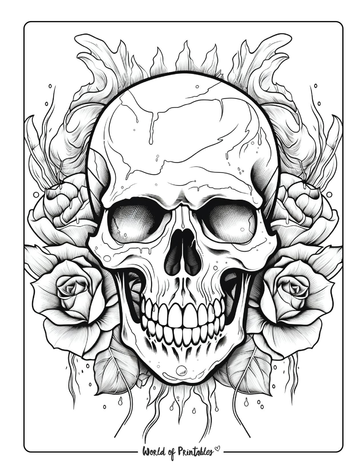 170+ Scary Coloring Pages for Spooky Fun 27