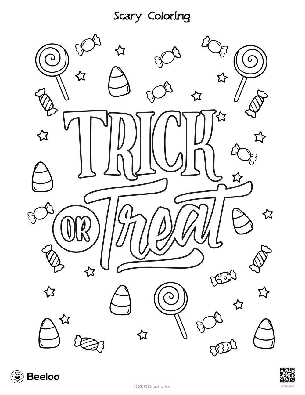 170+ Scary Coloring Pages for Spooky Fun 33