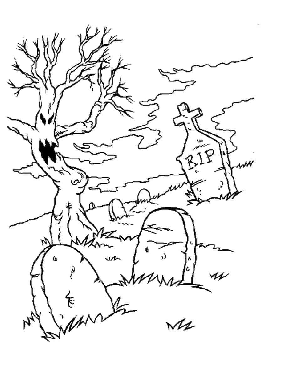 170+ Scary Coloring Pages for Spooky Fun 34