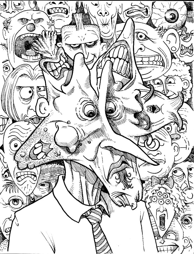 170+ Scary Coloring Pages for Spooky Fun 36