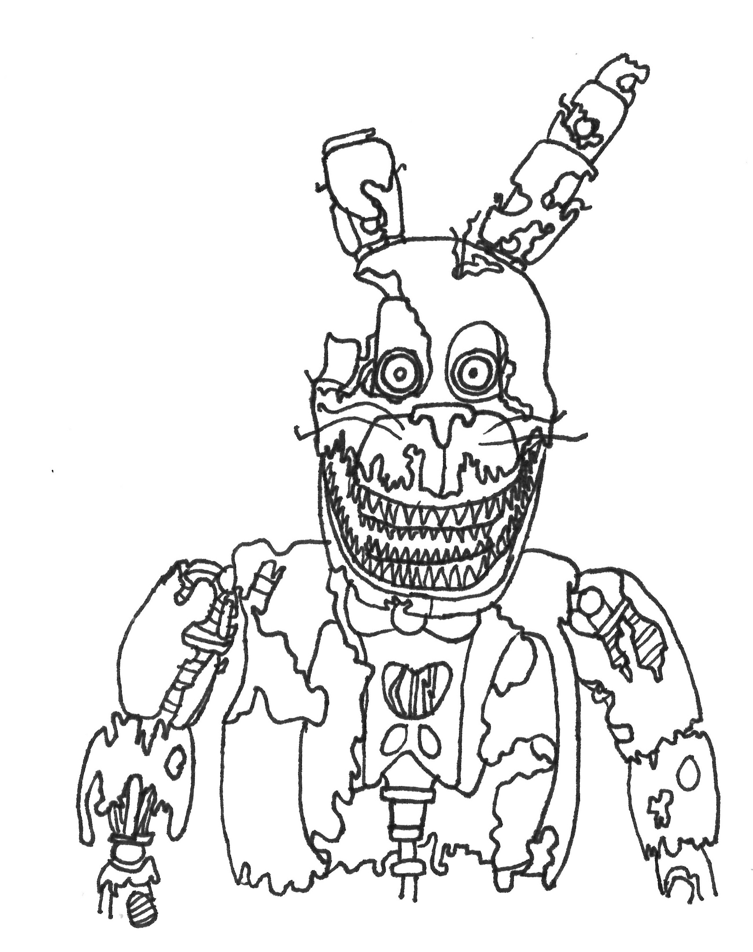 170+ Scary Coloring Pages for Spooky Fun 4