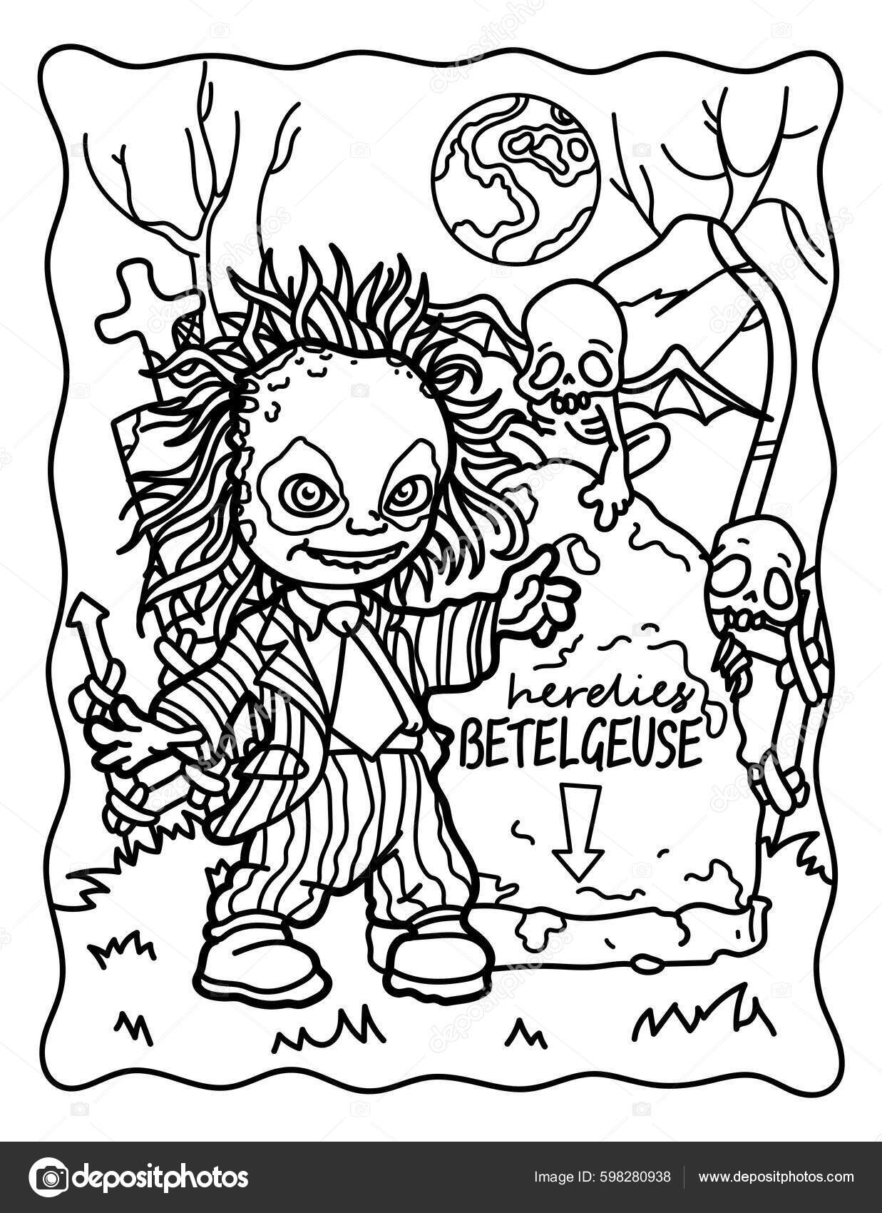 170+ Scary Coloring Pages for Spooky Fun 41