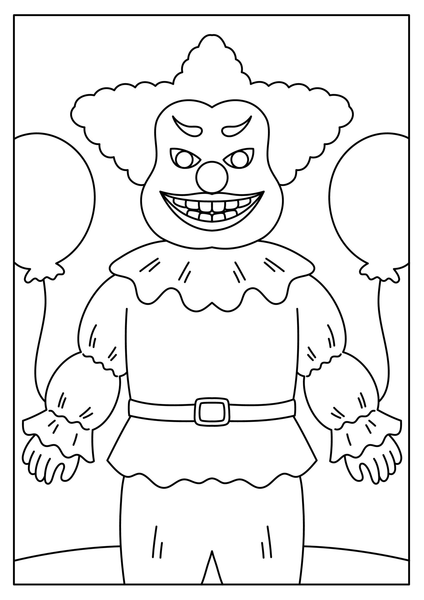 170+ Scary Coloring Pages for Spooky Fun 48