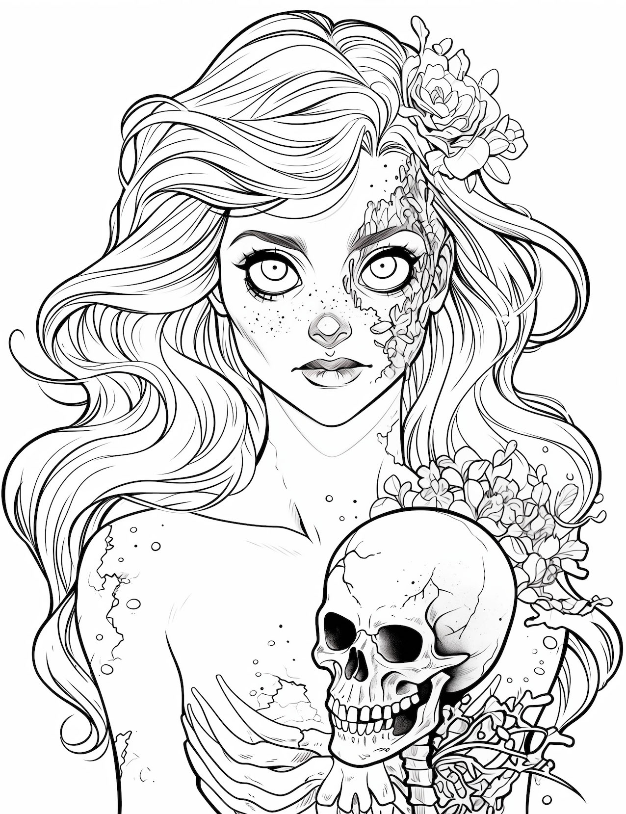 170+ Scary Coloring Pages for Spooky Fun 53