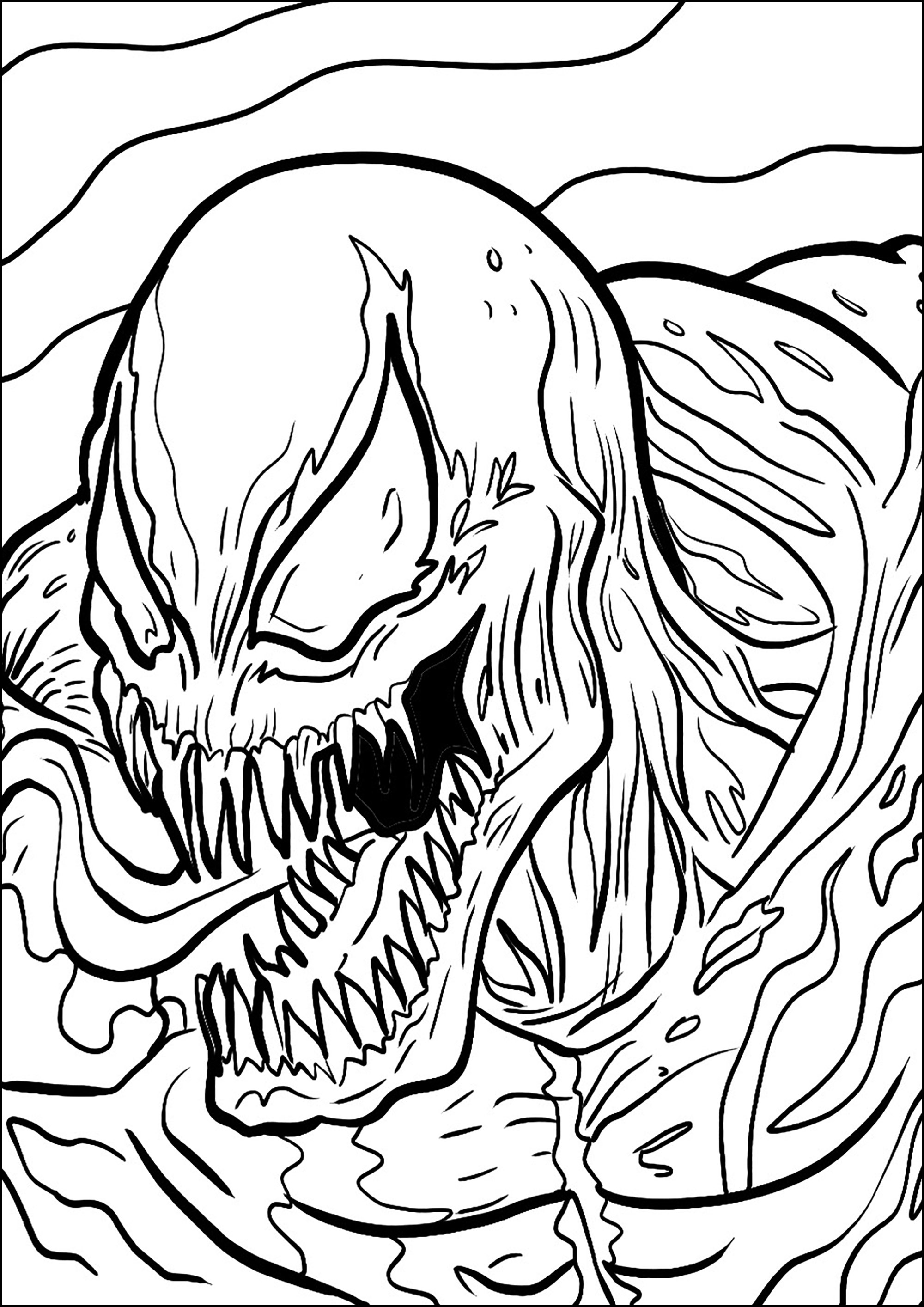 170+ Scary Coloring Pages for Spooky Fun 54