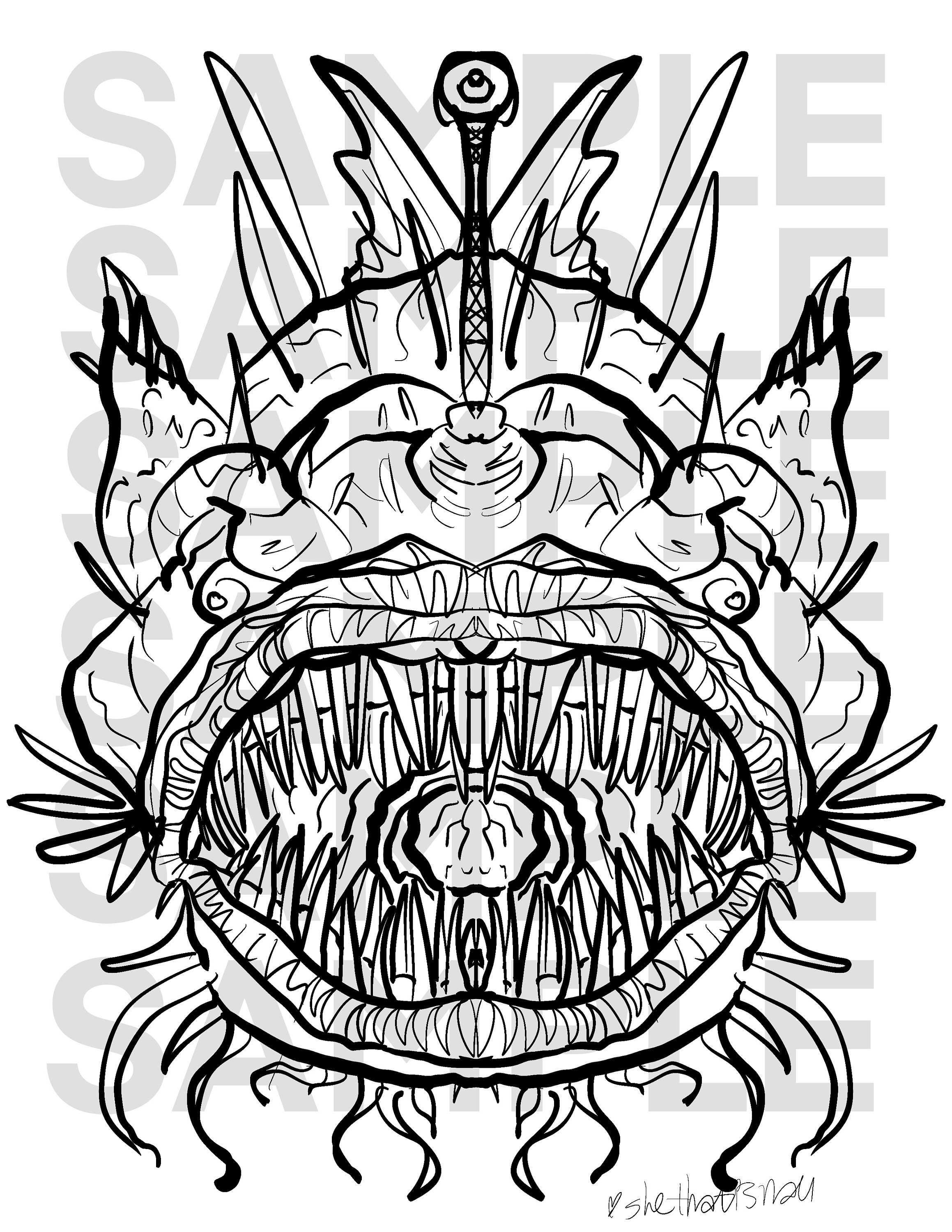 170+ Scary Coloring Pages for Spooky Fun 59