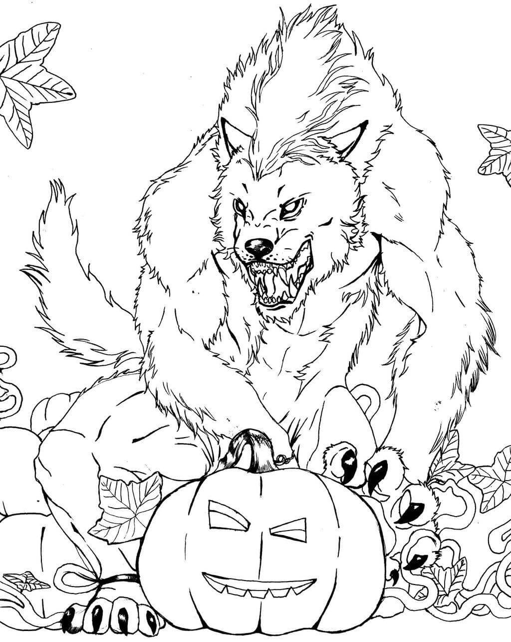 170+ Scary Coloring Pages for Spooky Fun 60