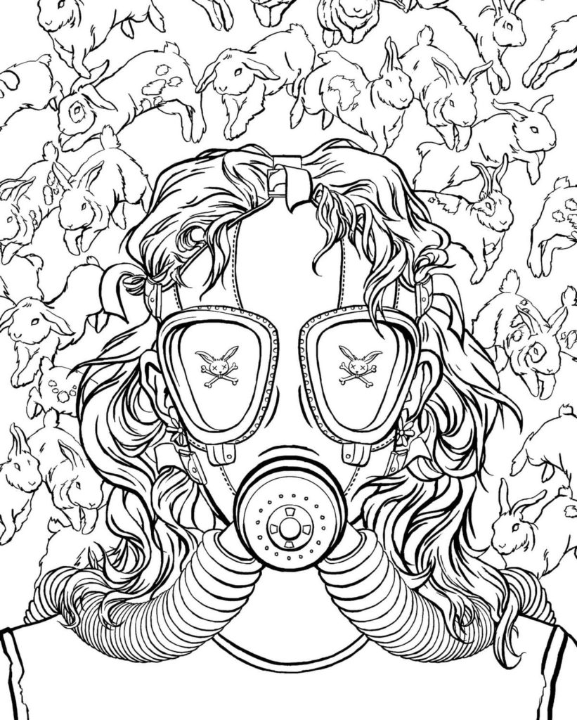 170+ Scary Coloring Pages for Spooky Fun 61