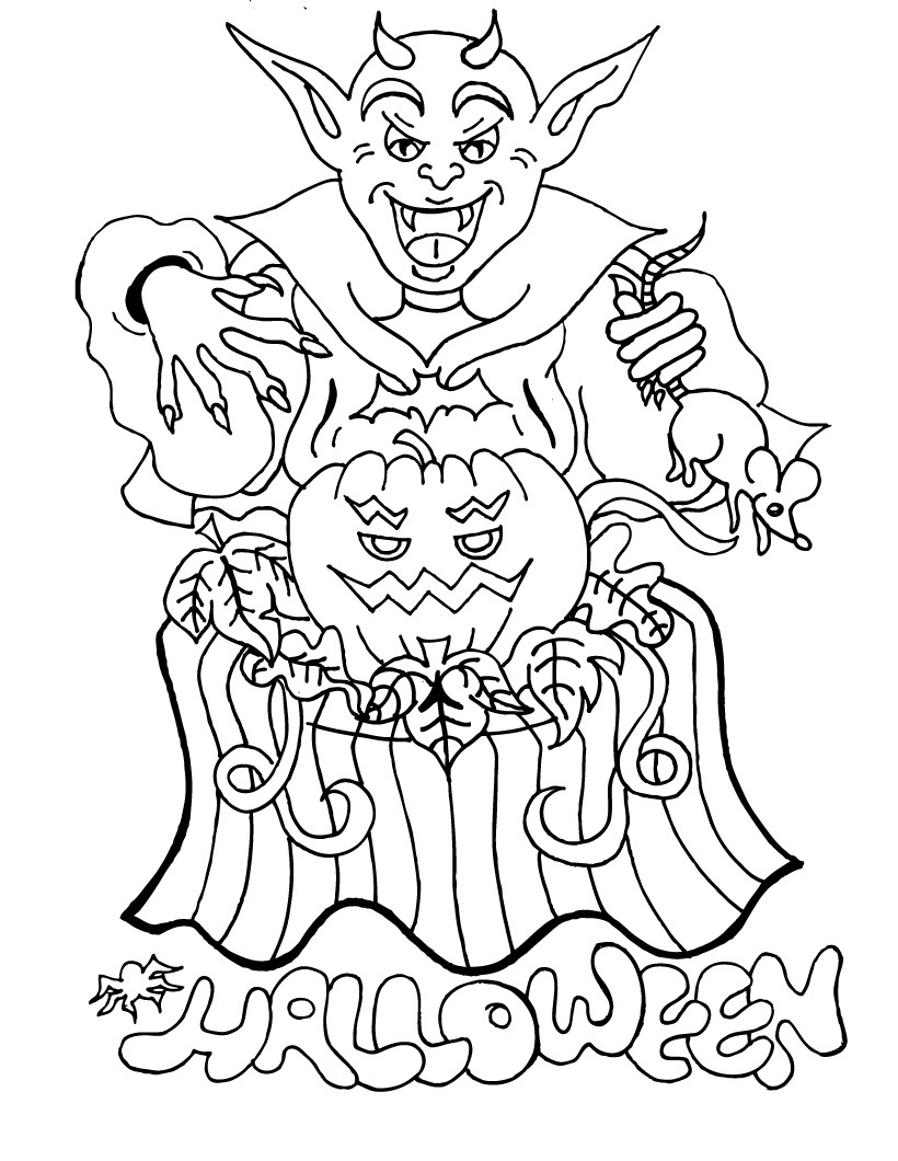 170+ Scary Coloring Pages for Spooky Fun 63