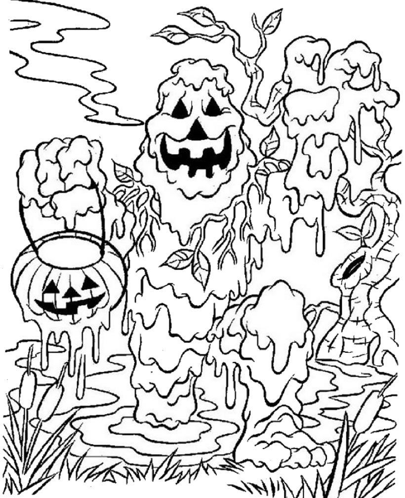 170+ Scary Coloring Pages for Spooky Fun 64