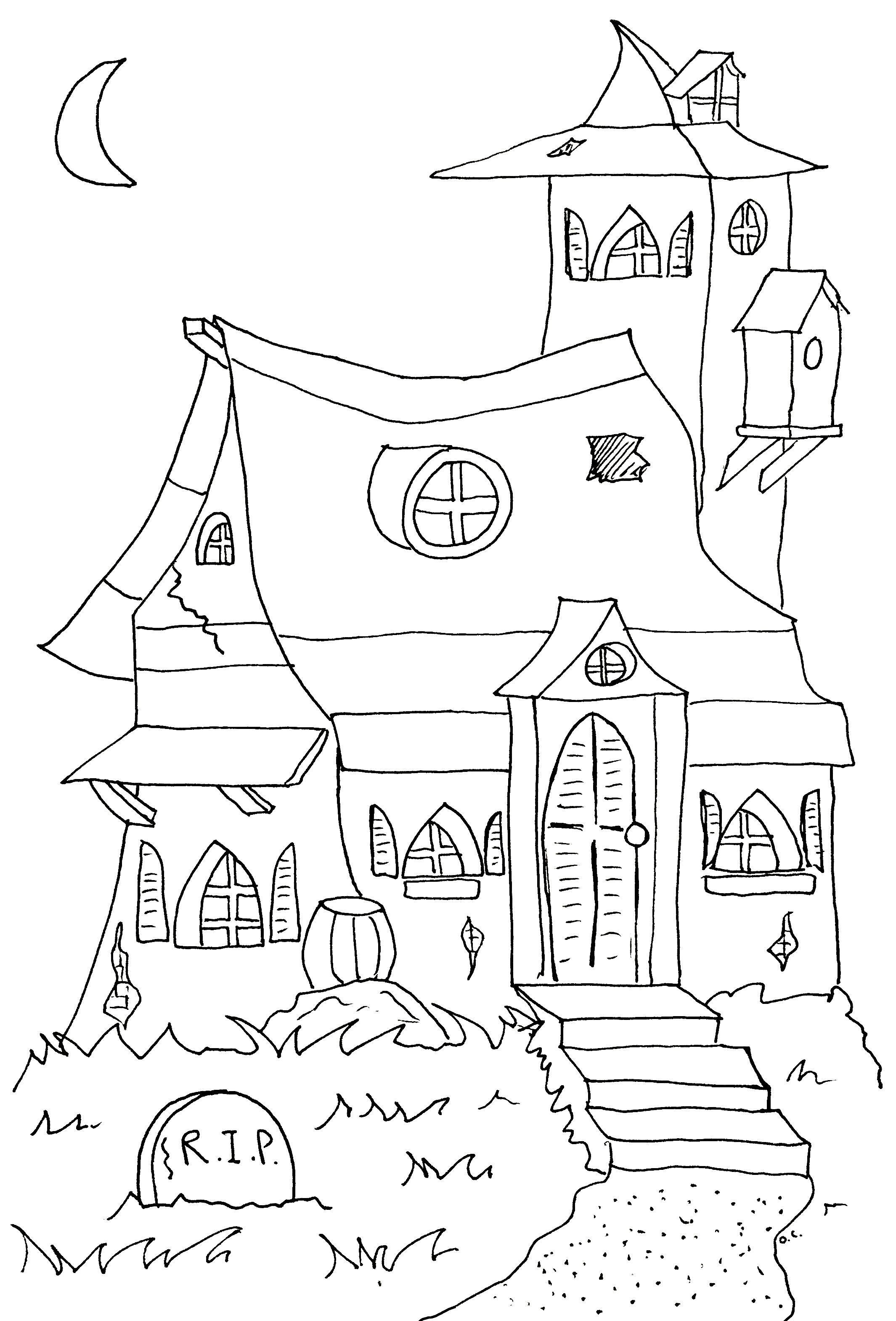 170+ Scary Coloring Pages for Spooky Fun 78