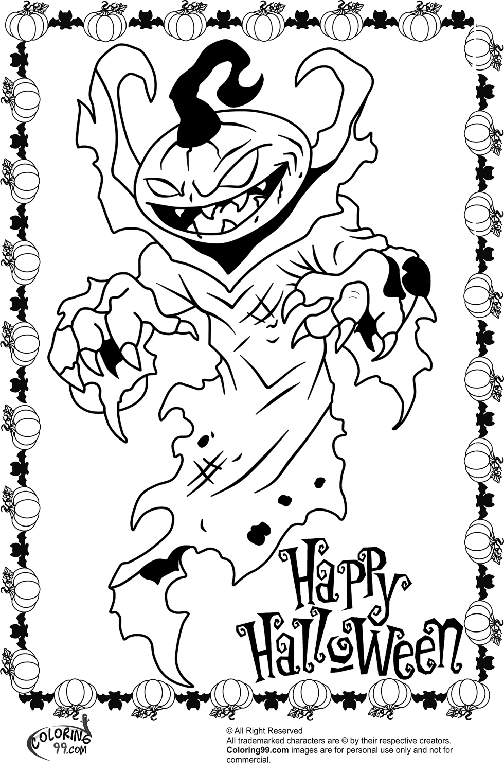 170+ Scary Coloring Pages for Spooky Fun 85