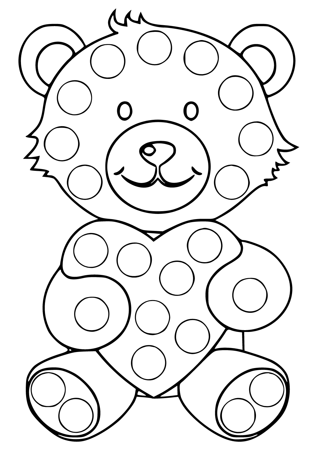 180+ Polar Bear Coloring Pages Printable 103