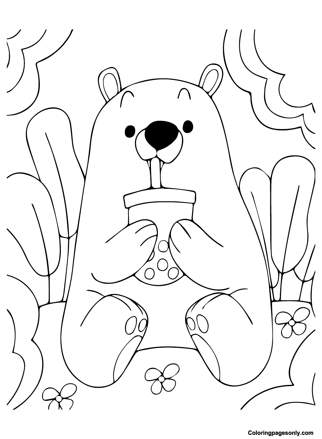 180+ Polar Bear Coloring Pages Printable 107