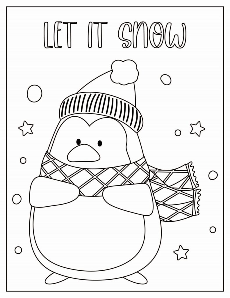 180+ Polar Bear Coloring Pages Printable 12