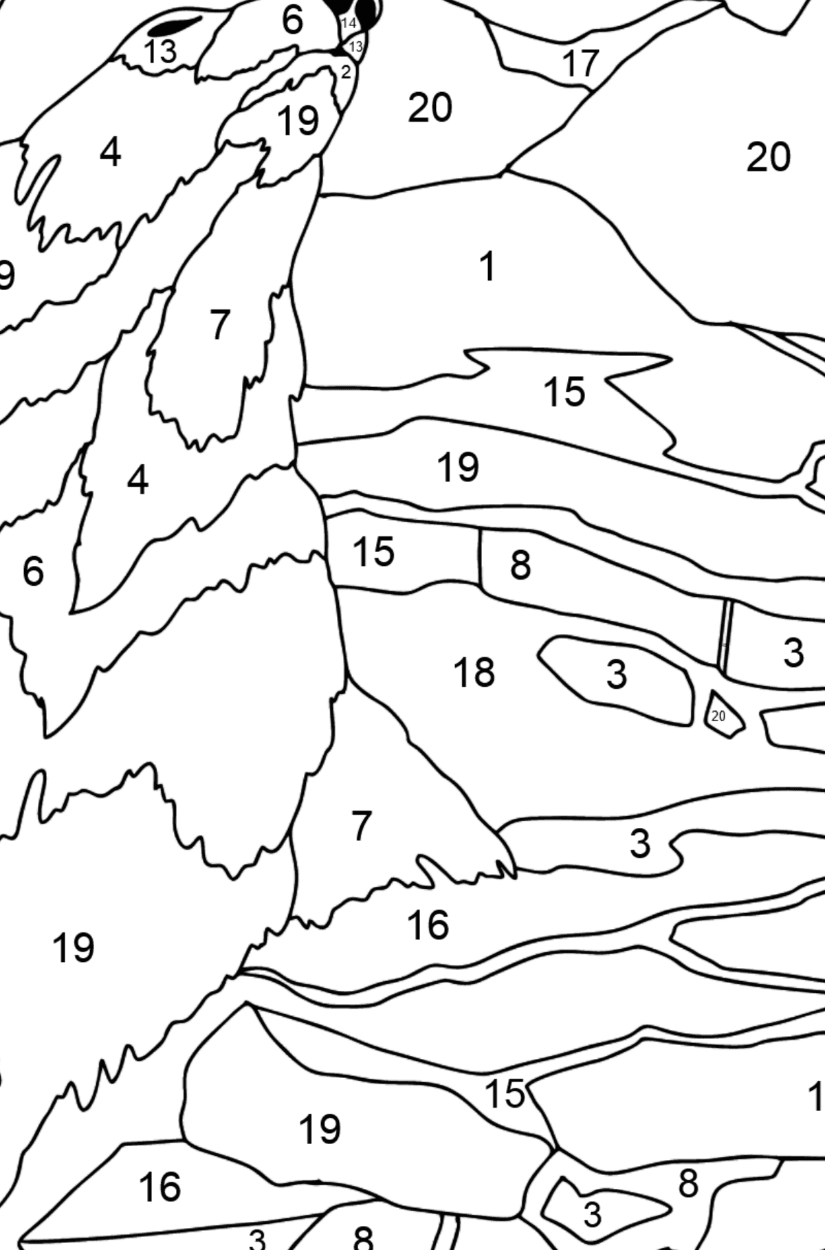 180+ Polar Bear Coloring Pages Printable 136