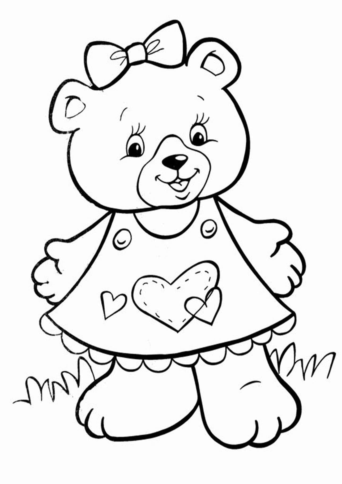 180+ Polar Bear Coloring Pages Printable 144