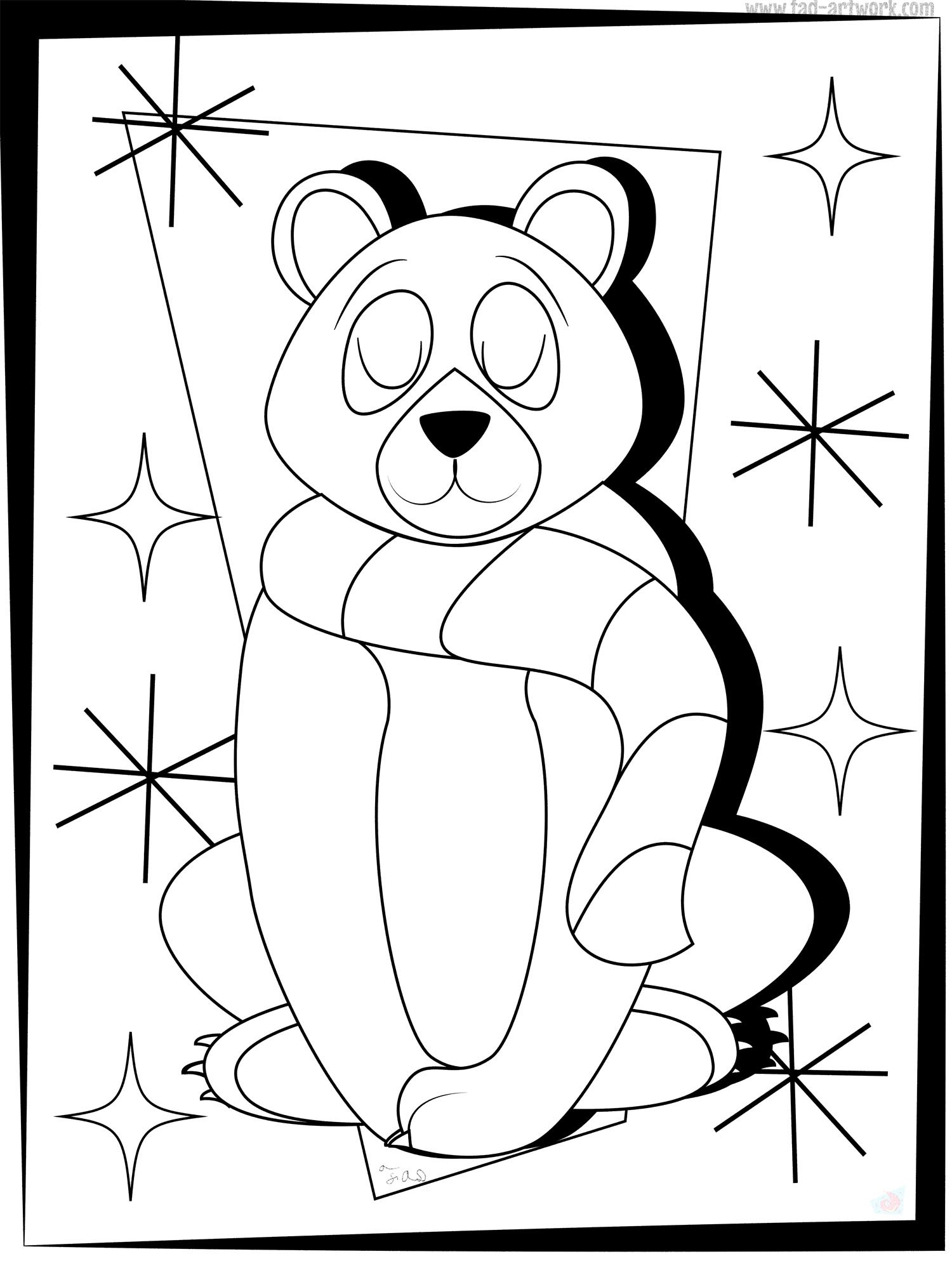 180+ Polar Bear Coloring Pages Printable 145